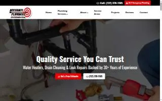 Accurate Plumbers of Florida Inc. website