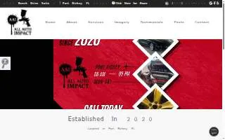 All Auto Impact website