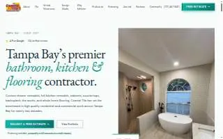 Coastal Tile Installation inc. website