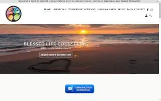 Blessed Life Counseling website