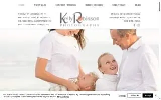 Kelly Robinson Photography website