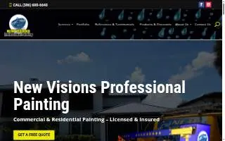 New Visions Painting LLC website