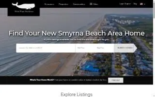 White Whale Real Estate website