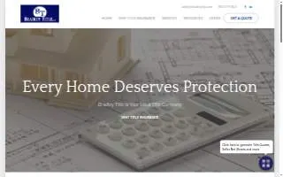Bradley Title, LLC website
