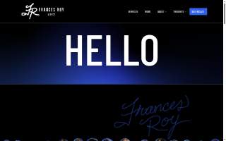 Frances Roy Agency website