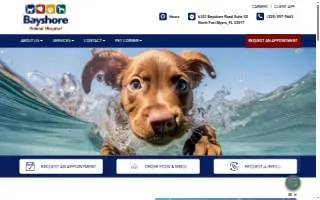 Bayshore Animal Hospital of North Fort Myers website