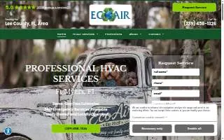 Eco Air of SWFL website