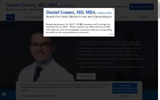Daniel Gomez, MD website