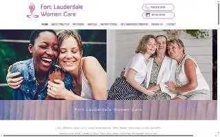 Fort Lauderdale Women Care website