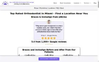 Sun Orthodontist Braces & Invisalign Fort Lauderdale website