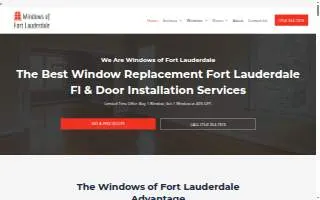Windows of Fort Lauderdale website