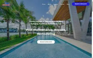 All Miami Pools website