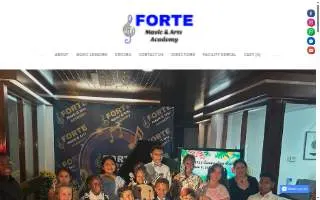 Forte Music and Arts Academy of North Miami Beach website