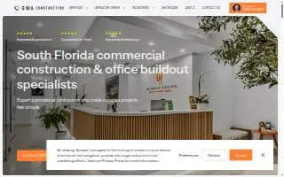GWA Construction Company of North Miami Beach website