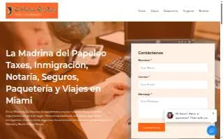 La Madrina Del Papeleo website