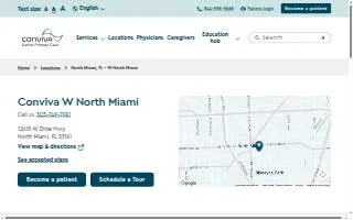Conviva Senior Primary Care of North Miami website