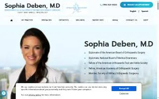 Dr. Sophia E. Deben, MD website