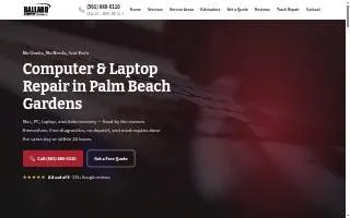 Ballard Computer Solutions website