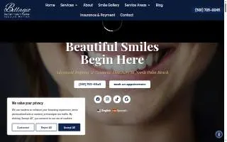 Bellagio Dental Implant Center of North Palm Beach website