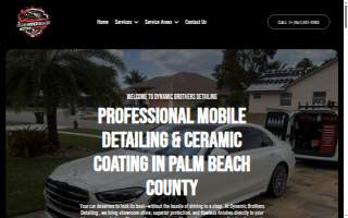 Dynamic Brothers Detailing & Ceramic Coating website
