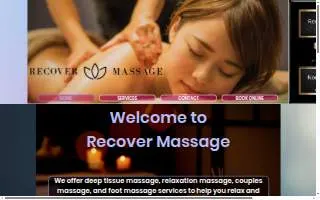 Recover Massage of North Palm Beach website