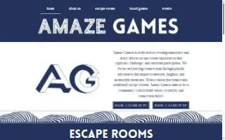 Amaze Games website