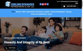Cooling Dynamics Refrigeration & Air, LLC website