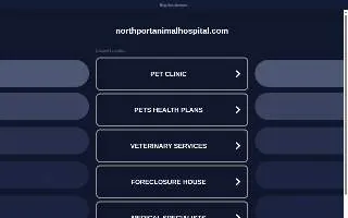North Port Animal Hospital website