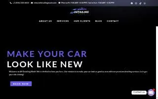 AF Detailing Wash of Northdale website