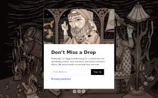 Coppertail Brewing Co. of Northdale website