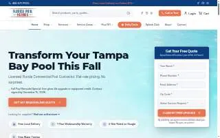 Florida Pool Heroes website