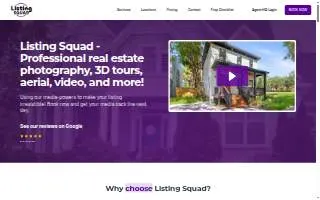 Listing Squad website