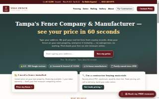 Vilo Fence of Carrollwood