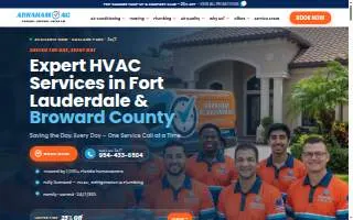 Abraham AC & Heating Services website