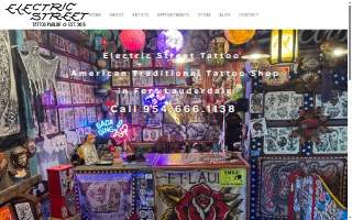 Electric Street Tattoo website