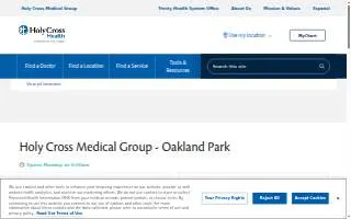 Holy Cross Health Emergency Department website