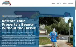 Central Florida Pressure Pros website
