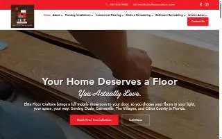 Elite Floor Crafters website