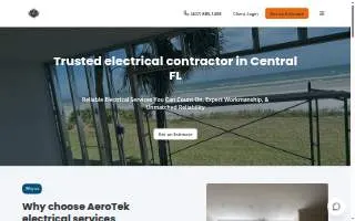 AeroTek Electrical Services LLC website