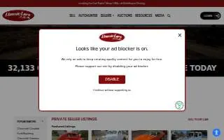 Classic Car Wash of Dedham website
