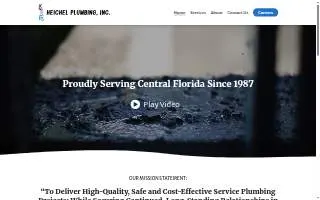Heichel Plumbing Inc website