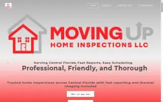 Moving Up Home Inspections website