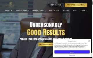 Panella Law Firm of Ocoee website