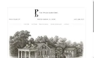 The Pyles Law Firm, P.A. of Ocoee website