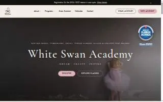 White Swan Academy website