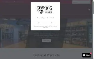 305 Wines of Ojus website