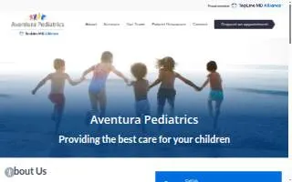 Aventura Pediatric Center website