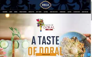 Bulla Gastrobar Aventura website