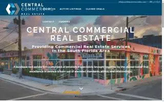 Central Commercial Real Estate of Ojus website