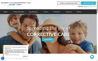 Ocean Chiropractic Center of Aventura website